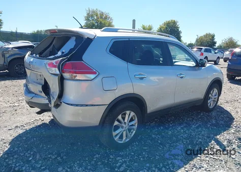 2016 Nissan Rogue Sv from USA, damaged, VIN KNMAT2MV2GP630973